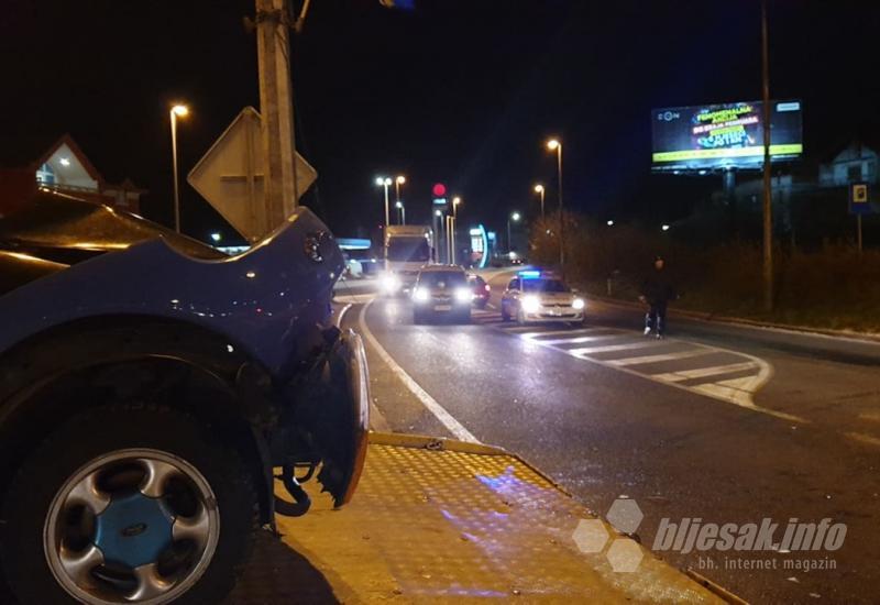 Jedna osoba ozlijeđena u prometnoj nesreći na izlazu iz Mostara